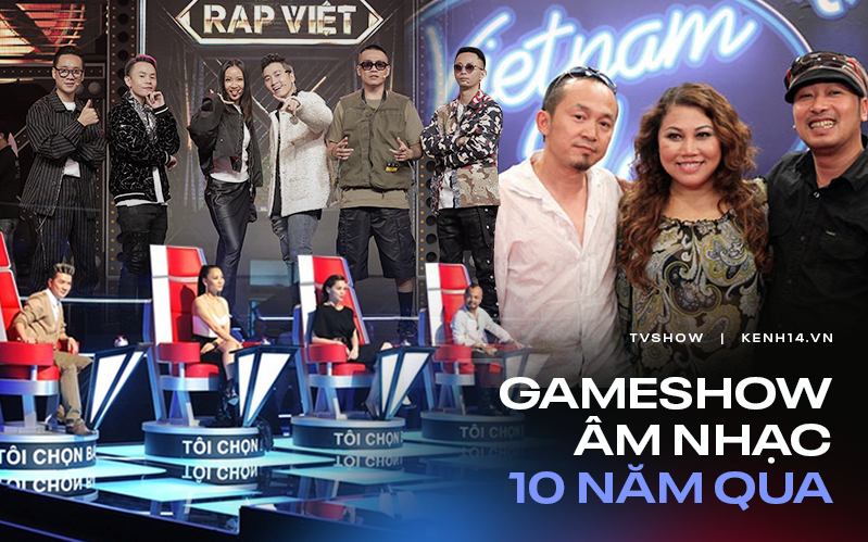 Bước chuyển mình của các gameshow âm nhạc sau một thập kỷ: Từ thời kỳ &quot;show ngoại nhập&quot; cho tới Bolero hay Rap đều có đủ!