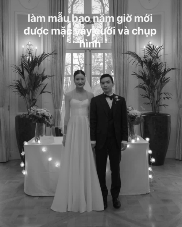 Á quân Next Top Chà Mi bất ngờ tung ảnh cưới tại Anh Quốc: Nàng mẫu diện váy cưới giản dị, đầy rạng rỡ bên bạn trai gốc Hoa - Ảnh 4.