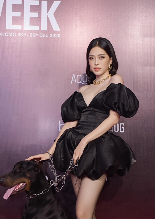 Gây tranh cãi vì mang chó không đeo rọ mõm lên thảm đỏ, Phương Nga chính thức lên tiếng giải thích - Ảnh 4.