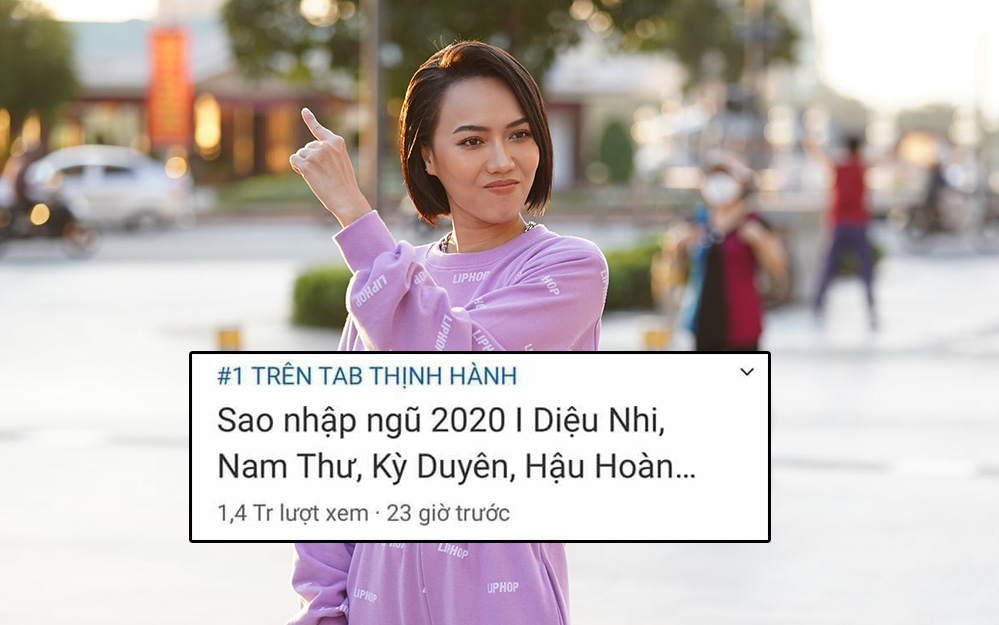 Màn nhập ngũ cồng kềnh của Diệu Nhi đưa show lên thẳng top 1 trending YouTube