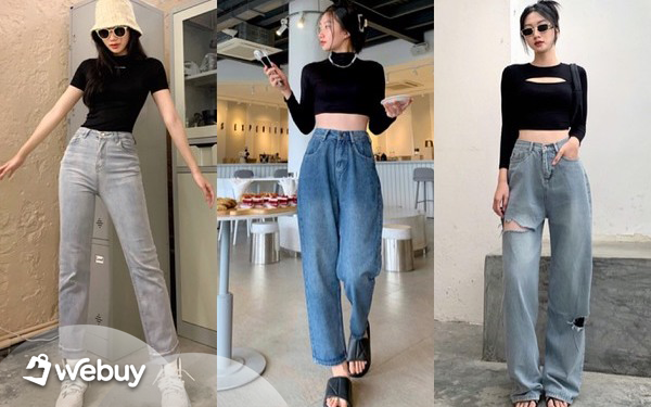 F5 phong cách năng động cá tính với bộ đôi quần jeans mix áo crop top cùng shop thời trang “đình đám” Đà thành