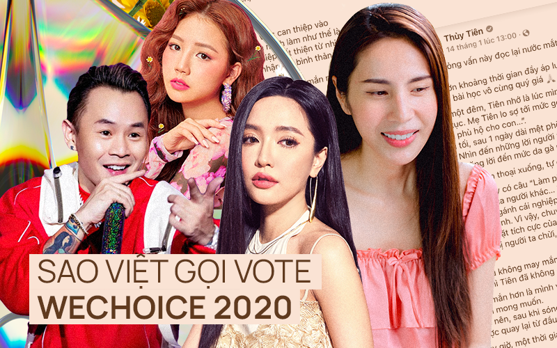 Vbiz rần rần vì WeChoice Awards 2020: Sao Việt đăng đầy newsfeed, fanpage NS Chí Tài chia sẻ đầy xúc động, Binz - Hoà Minzy gấp rút kêu gọi
