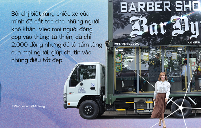 Người phụ nữ đứng sau chiếc xe cắt tóc tiền tỷ đi khắp Việt Nam gom 10.000 nụ cười gây quỹ: “Ngày nào ít tiền thì đó là ngày hạnh phúc nhất” - Ảnh 7.