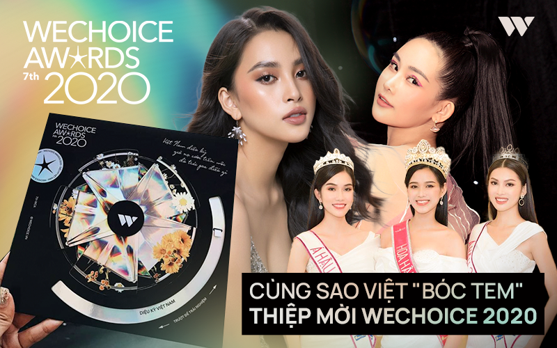 Dàn sao Việt &quot;bóc tem&quot; vé WeChoice 2020 sang xịn mịn, từ Hoa hậu đến diễn viên, nghệ sĩ hot hit đều háo hức vì điều kỳ diệu