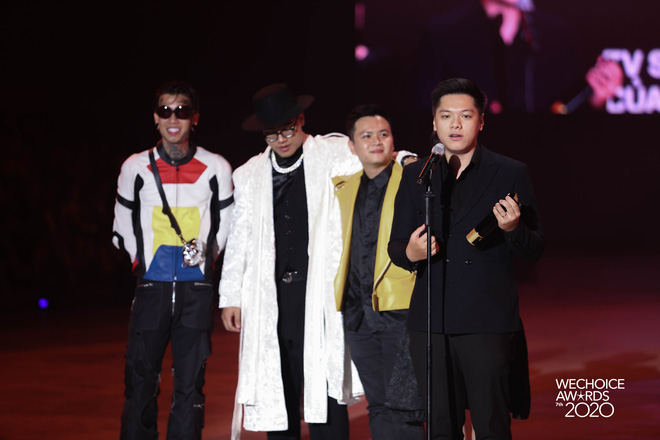 Rap Việt đại thắng tại WeChoice Awards 2020, Binz - Dế Choắt - MCK đều có giải mang về - Ảnh 1.