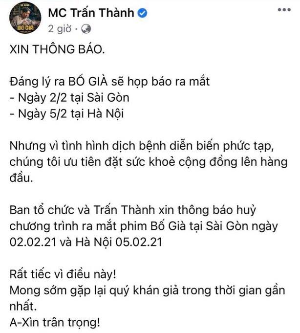 Vbiz tạm đóng băng vì dịch Covid-19: Mỹ Tâm, Trấn Thành lùi dự án khủng, Rap Việt concert và loạt show hot ngừng phút cuối - Ảnh 2.