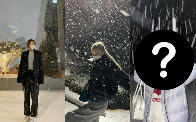 Rosé - Jennie (BLACKPINK) khoe ảnh tuyết rơi nặng hạt gây sốt ở Hàn, fan phát hiện &quot;hint&quot; hẹn hò với 1 idol nhà SM?
