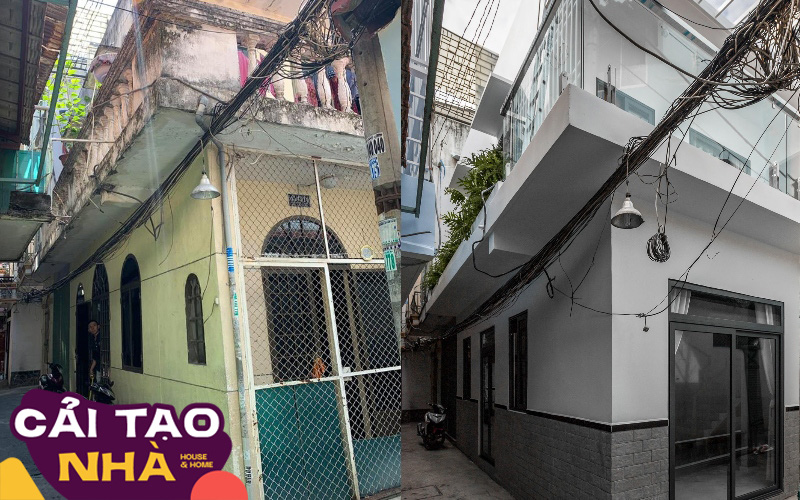Cải tạo nhà cũ và xấu trong hẻm thành nơi ở đẹp mê, mỗi góc đều “lột xác” 100%, xịn nhất là ban công sáng sủa
