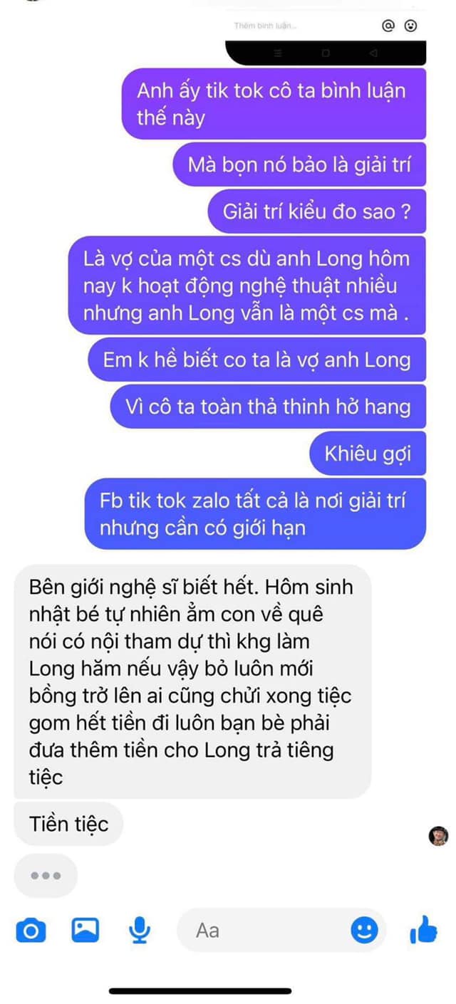 Ca sĩ Thanh Thảo tố vợ Vân Quang Long xúc phạm chồng và gia đình - Ảnh 3.