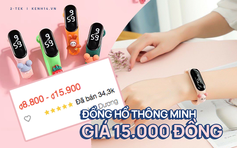 Trên tay đồng hồ thông minh giá rẻ chỉ 15K, nhưng sao mỗi tháng &quot;chốt đơn&quot; hơn 2.000 cái?