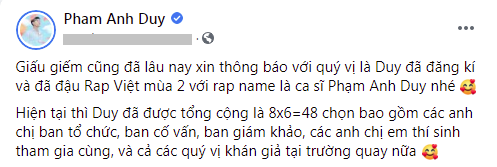 Lộ diện ca sĩ mới ở Rap Việt mùa 2: Học trò Thu Phương, đối thủ của Đức Phúc tại The Voice - Ảnh 3.