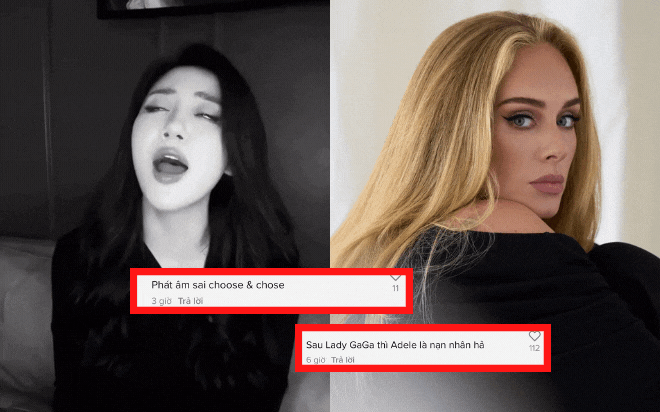 Văn Mai Hương rất nhanh nhẹn cover hit mới của Adele nhưng bị Vnet soi phát âm sai, tranh cãi hồi cover Lady Gaga lại bị lôi lên