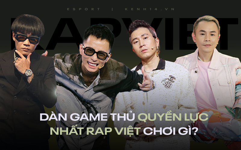 Bộ sậu quyền lực nhất Rap Việt hóa ra toàn game thủ thứ thiệt: Kẻ rủ cả thí sinh &quot;đi nét&quot; chiến game, người khoe lịch sử đấu &quot;khét lẹt&quot;