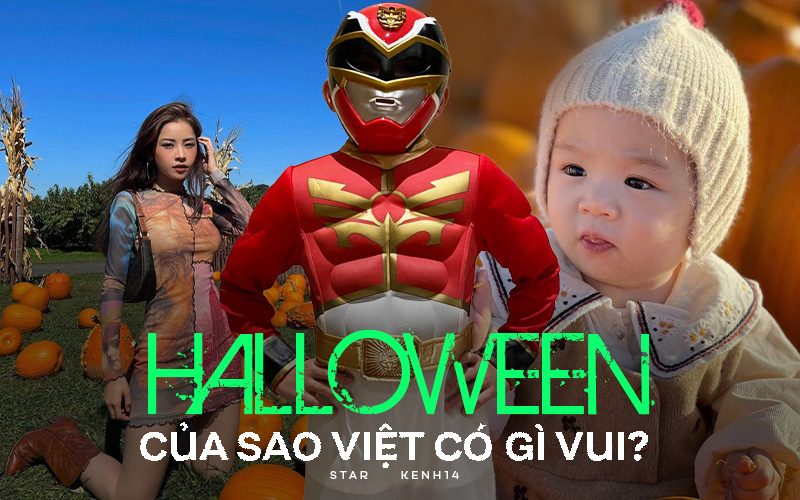 Không khí Halloween rộn ràng của dàn sao Vbiz: Lý Nhã Kỳ chơi lớn trong bạch dinh, đố nhận ra các nhóc tỳ khi hoá trang?