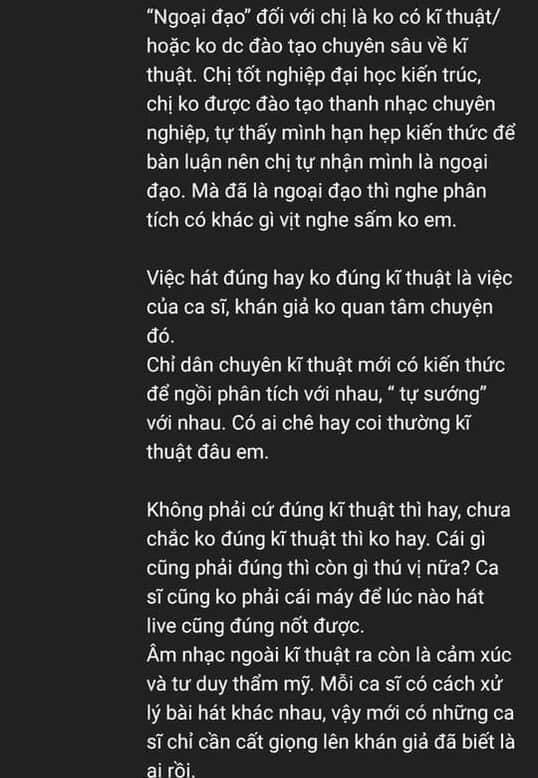 Nguyên Hà thẳng thắn nêu quan điểm khi khán giả nói đang đặt ngang hàng với Chi Pu: Không phải cứ đúng kĩ thuật là hay - Ảnh 3.