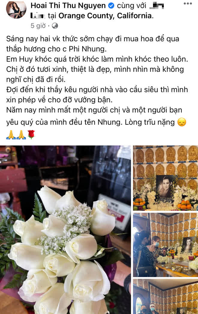 Lễ cúng thất đầu của ca sĩ Phi Nhung ở Mỹ: Con gái ruột và vợ cũ Bằng Kiều đội tang, Thanh Thảo - Thu Hoài cùng dàn sao Việt đến chia buồn - Ảnh 11.