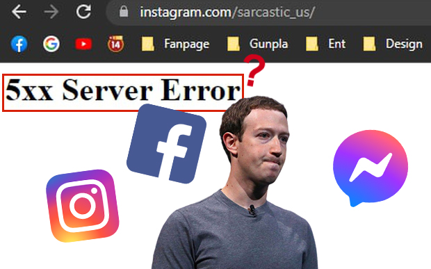 Facebook, Instagram và Messenger có thể gặp mã lỗi 5xx, lỗi này là gì mà khiến cả hệ thống ngừng hoạt động?