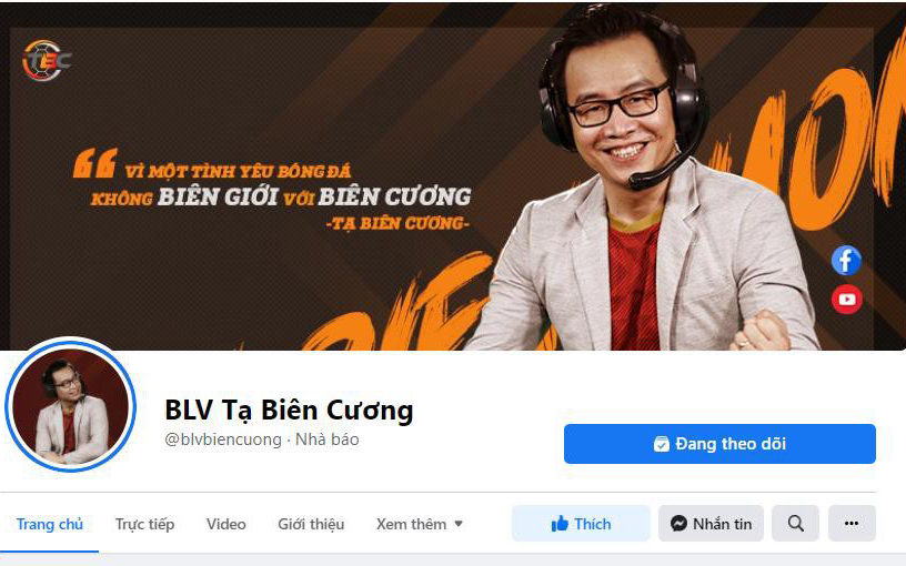 Ông hoàng văn mẫu - BLV Tạ Biên Cương chính thức gia nhập Facebook sau nhiều đêm &quot;mất ăn mất ngủ&quot;?