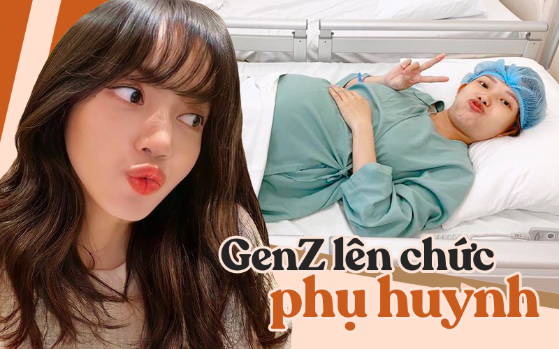 Khi Gen Z “lên chức” phụ huynh: Chill từ lúc bầu đến lúc đi đẻ, gì chứ riêng khoản “chế meme con” thì vô địch thiên hạ!