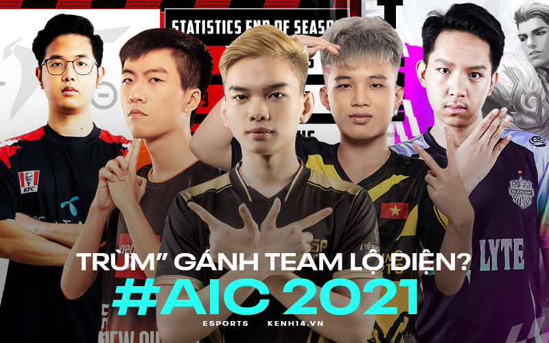 Top tuyển thủ đường giữa đáng xem nhất AIC 2021, toàn ngôi sao kỹ năng đỉnh cao, gánh team cực khủng!