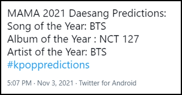 Nhìn đề cử MAMA 2021, fan bức xúc vì aespa phải nhường giải cho TWICE, BTS có khi cũng trượt luôn Daesang? - Ảnh 2.