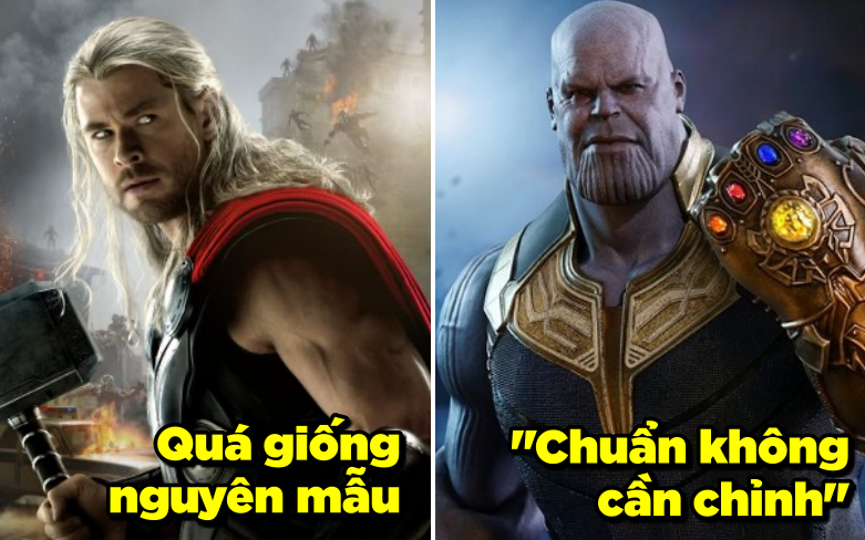 Ngỡ ngàng dàn siêu nhân Marvel khi so với truyện tranh: Thor đúng là &quot;từ truyện bước ra&quot;, tạo hình Thanos vì sao mà &quot;phá đảo&quot;?