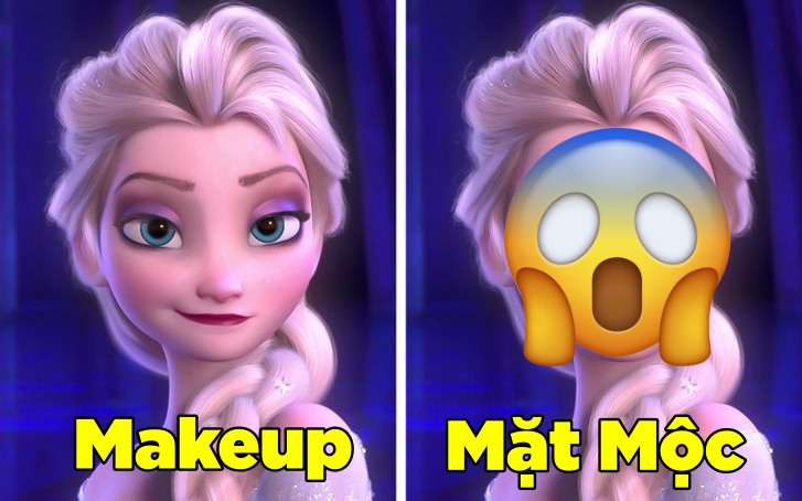 Choáng váng nhan sắc dàn mỹ nhân Disney khi phải để mặt mộc: Elsa nhìn &quot;nhạt nhoà&quot; vậy còn đỡ hơn Mulan quá nhiều!