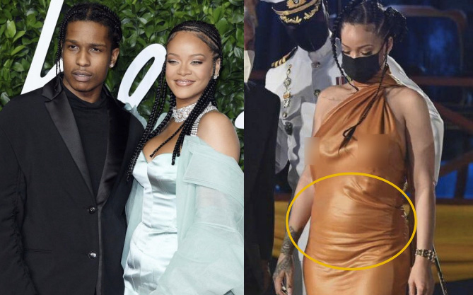 HOT: Rihanna đang mang thai con đầu lòng với bạn thân, thậm chí còn lộ vòng 2 lớn rõ rệt?