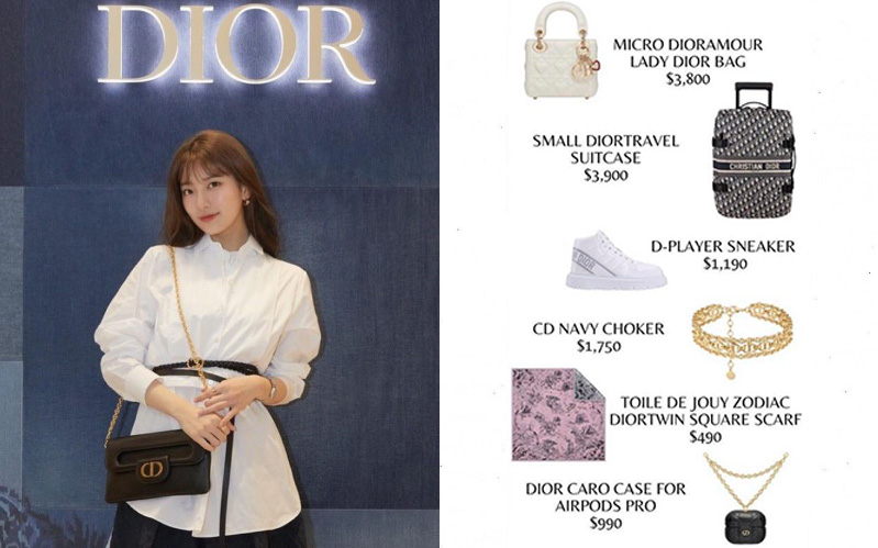 Bóc giá mẫu ốp AirPods Dior của &quot;tình đầu quốc dân&quot; Suzy, nhìn giá mà choáng váng vì đắt hơn cả iPhone 13?