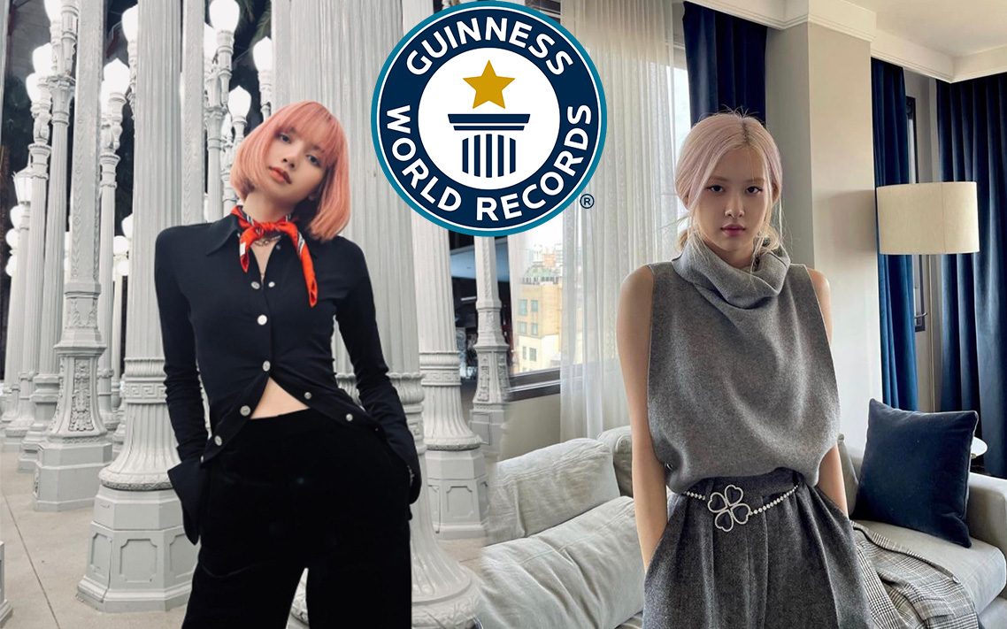 Rosé và Lisa xuất hiện trong danh sách người nổi tiếng phá vỡ kỷ lục Guinness 2021 với những thành tích khủng trên YouTube