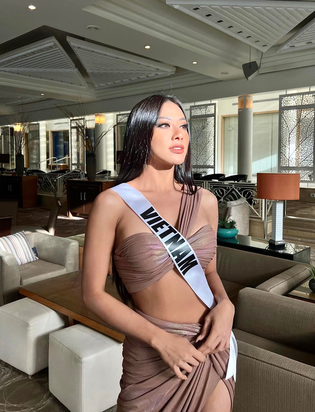 Kim Duyên diện bikini cực bốc lửa, body thuộc Top đỉnh trong đêm Bán kết Miss Universe 2021 - Ảnh 6.