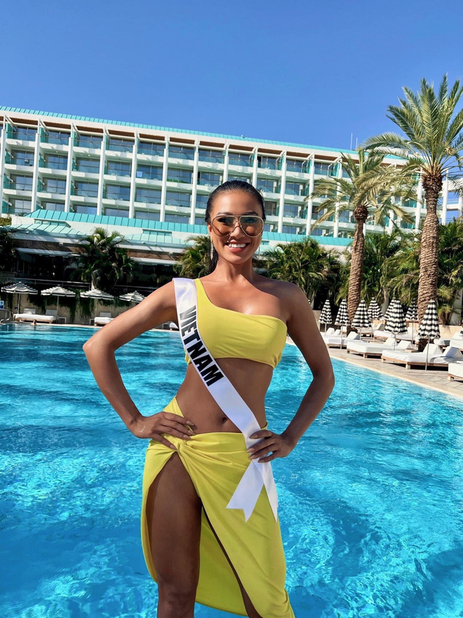 Kim Duyên diện bikini cực bốc lửa, body thuộc Top đỉnh trong đêm Bán kết Miss Universe 2021 - Ảnh 7.
