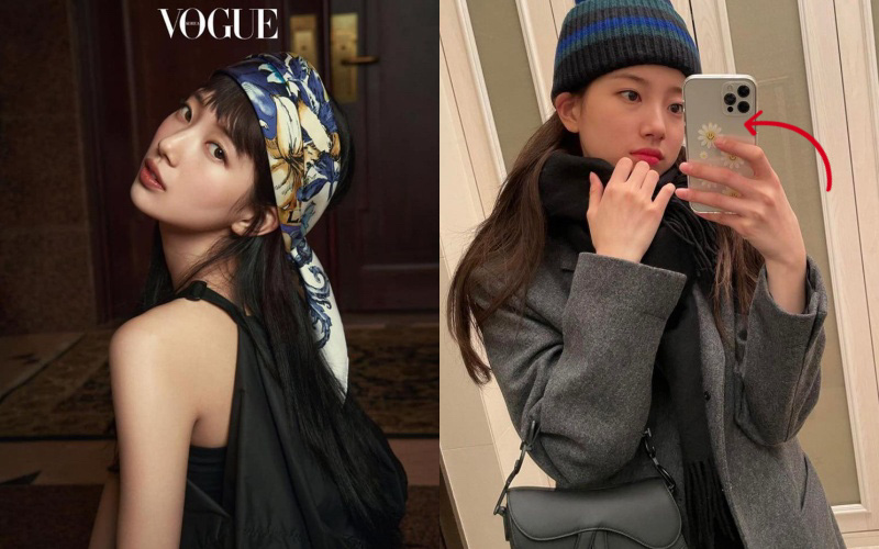 Soi mẫu ốp iPhone hoa cúc xinh xắn của tình đầu quốc dân - Suzy, hiện đã "sold out" nhưng bạn có thể dễ dàng cheap moment với giá chỉ từ 14K?