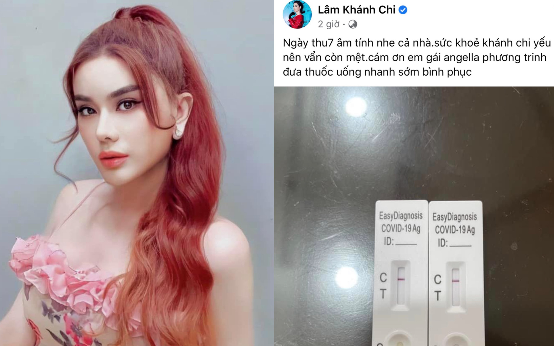 Lâm Khánh Chi thông báo đã âm tính Covid-19, netizen vẫn lo lắng vì 1 điều này?