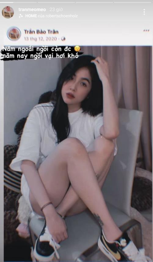 Hot girl Trân Mèo bất ngờ than thở vì không thể ngồi khoanh chân, nhớ thời còn mình hạc xương mai - Ảnh 1.