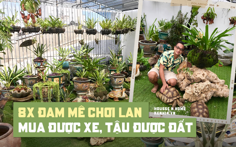 Hái ra tiền tỷ nhờ đam mê chơi lan, cứ 1 chậu bán &quot;sương sương&quot; 200 triệu, nhờ thế mà 8x này thoải mái tậu đất, tậu xe