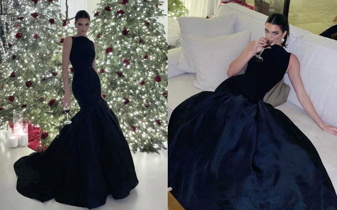 Nữ hoàng đêm Giáng sinh chính thức lộ diện: Kendall Jenner &quot;lên đồ&quot; lồng lộn, visual tượng tạc khiến 5 triệu người sửng sốt