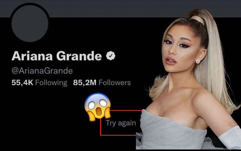 Tài khoản Twitter với hơn 85 triệu follower của Ariana Grande đột nhiên &quot;bay màu&quot;, chuyện gì đã xảy ra?