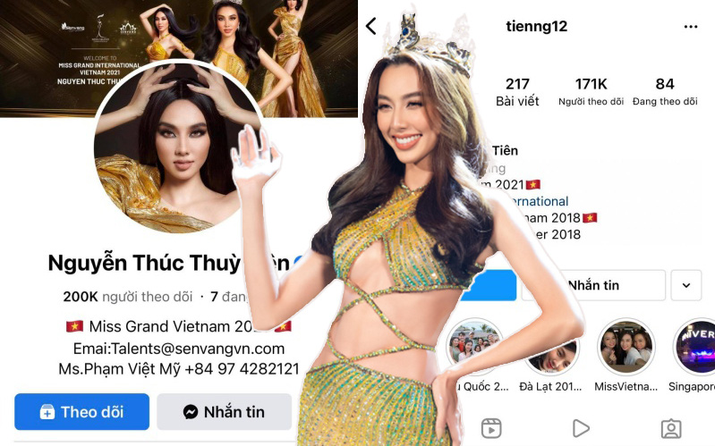 Thuỳ Tiên tăng follower chóng mặt sau khi đăng quang, trở thành cái tên hot nhất MXH