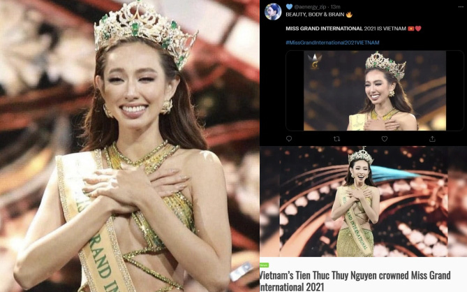 Báo Tây Ban Nha, Ấn Độ rần rần đưa tin Thùy Tiên đăng quang Miss Grand, còn netizen quốc tế phản ứng ra sao?