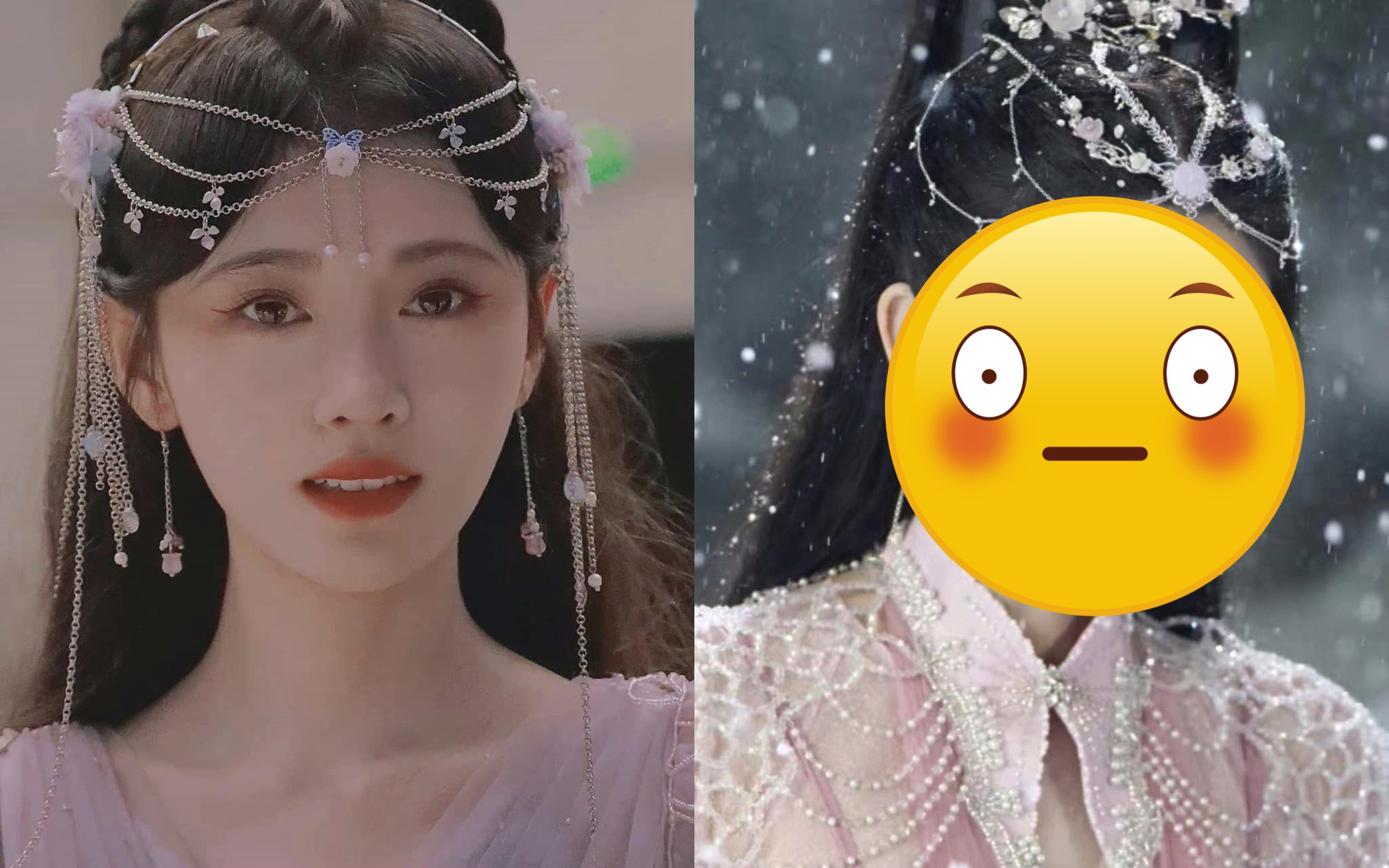 Lại thêm 1 mỹ nhân quấn &quot;sương sa hạt lựu&quot; chi chít quanh đầu, nhan sắc thế nào mà netizen khen đẹp ăn đứt Cúc Tịnh Y?