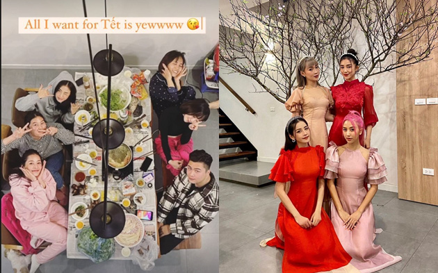 Hội bạn hotgirl Hà Thành của Chi Pu mở tiệc tất niên nhưng khác hẳn mọi năm: 3 thành viên tụ họp, còn Quỳnh Anh Shyn?
