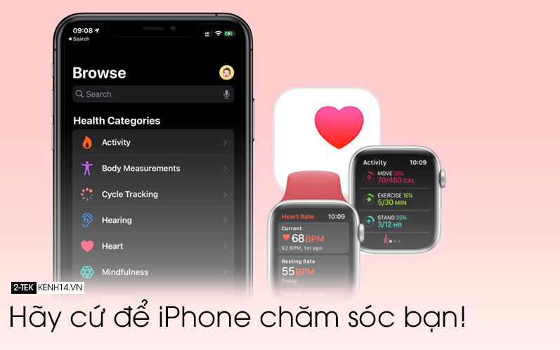 Đừng coi thường ứng dụng Sức khỏe trên iPhone, giúp thông báo tiếng ồn, theo dõi chu kỳ kinh nguyệt đều đủ cả!