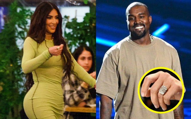 Kim Kardashian và Kanye lộ diện sau tin ly hôn: Đều không đeo nhẫn cưới, nam rapper bán vội bộ nữ trang tặng vợ để lấy 92 tỷ?