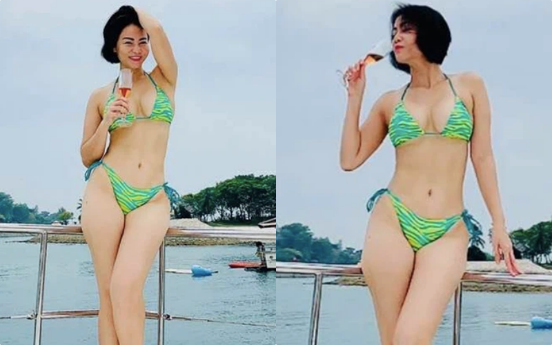 Ai chơi lại Thu Minh: U50 vẫn rất chăm diện bikini, khoe body &quot;bốc lửa&quot; vòng nào ra vòng nấy