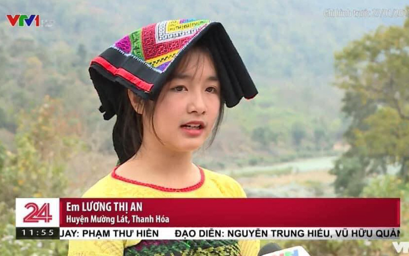 Gái xinh vùng cao xuất hiện trong bản tin thời sự khiến netizen phục êkip chương trình: Chọn khéo thật!