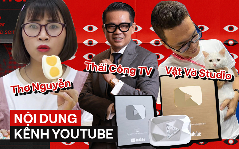 Bạn biết gì về những kênh YouTube có chỉ số &quot;khủng&quot; hàng đầu Việt Nam?
