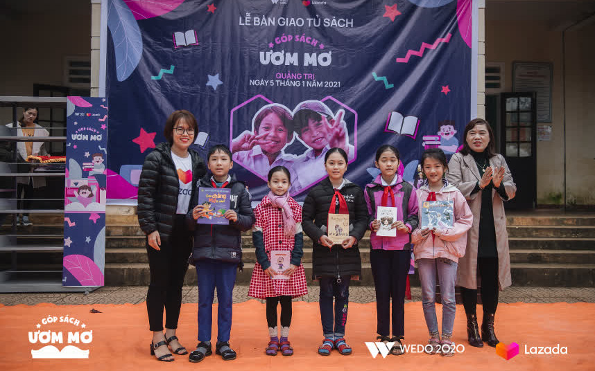 WeDo “Góp sách ươm mơ”: Lan tỏa sự tử tế và nối dài hành trình yêu thương tới trẻ em Việt Nam