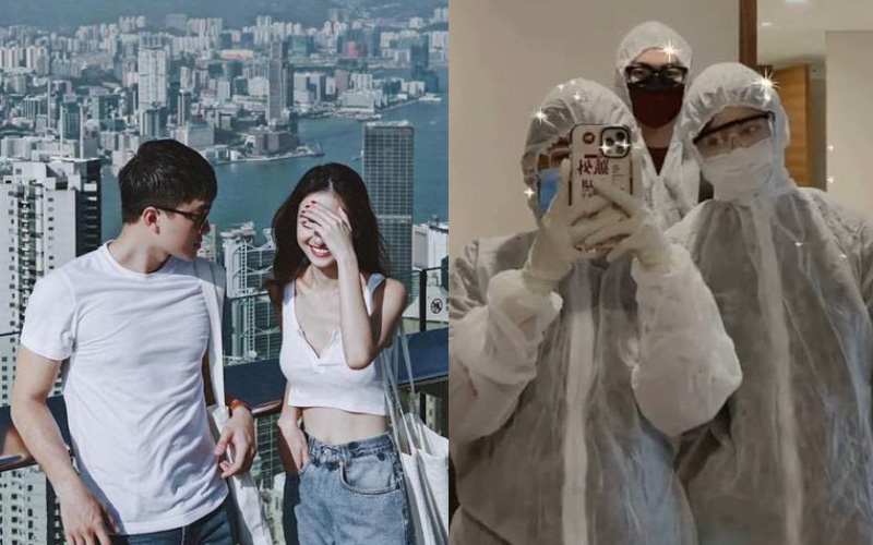 Jun Vũ và bạn trai tin đồn cùng nhau về quê ăn Tết, đồ bảo hộ che kín mặt nhưng vẫn bị đàng trai làm lộ bằng chứng?