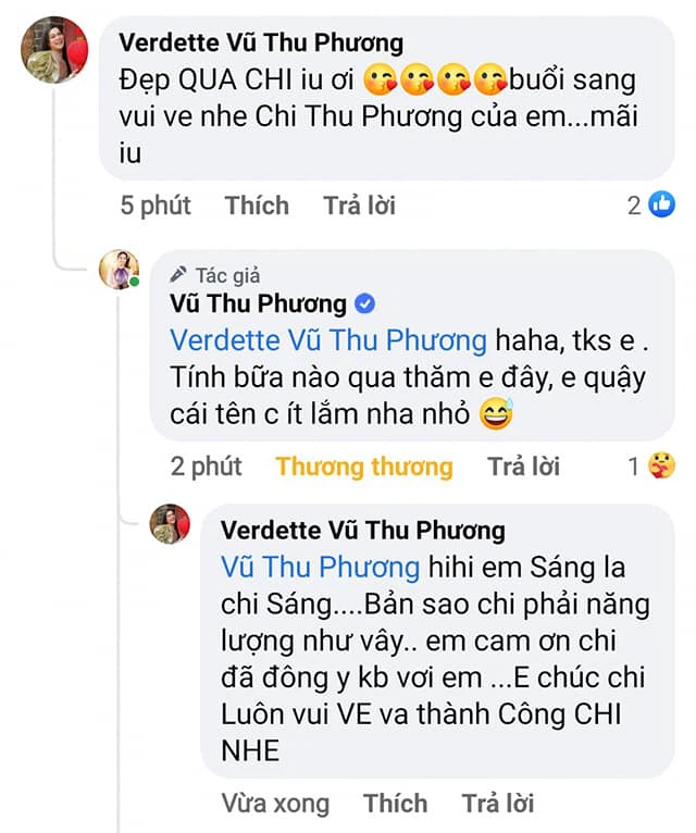 Vũ Thu Phương hàng real hẹn ngày qua thăm Vedette cá viên chiên: Em quậy cái tên chị ít lắm nha! - Ảnh 3.